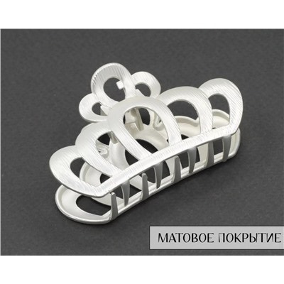 Заколка с матовым покрытием