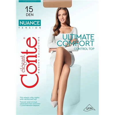 CONTE NUANCE 15 Колготки женские с шортиками