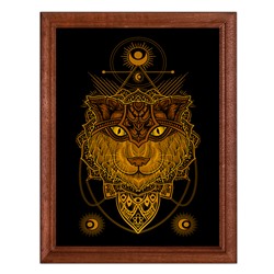 POSV-0068 Постер в рамке 17x23см Кот