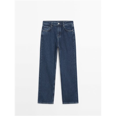 Jeans tiro bajo straight fit regular length