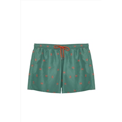 Khaki Standard Boy Cancer Printed Mea Short Tmnss24kd00006