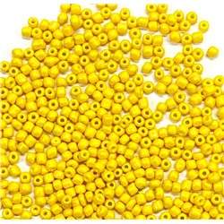 Бисер G крупный 6/0 матовый/ цв.желтый 42В/ уп.450г/ фас.1уп.