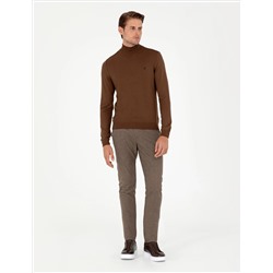 Brown Slim Fit Canvas Bloys