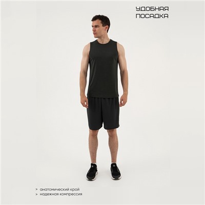 Майка мужская Resport, р. 50, цвет зелёный, базовая