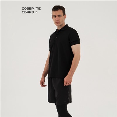 Футболка - поло мужская Resport, р. 52, цвет чёрный, спортивная