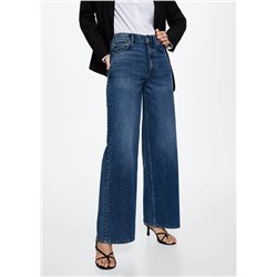 Jeans wideleg tiro alto -  Mujer | MANGO OUTLET España