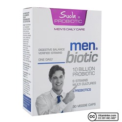 Suda Probiotic Men's Daily Care Menbiotic Probiotic 30 капсул