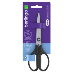 Ножницы Berlingo "Easycut 100" 16см, европодвес