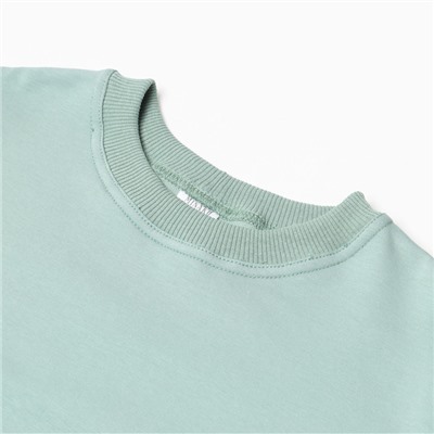 Костюм (свитшот и брюки) детский MINAKU, цвет олива, рост 110 см