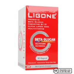 Ligone Beta-Glucan Probiotic Multivitamin 30 капсул