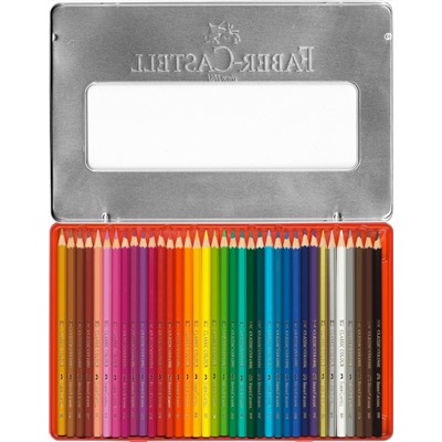 Набор цветных карандашей Faber-Castell "Рыцарь", 36цв в металлическом пенале