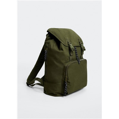 Mochila impermeable solapa -  Hombre | MANGO OUTLET España