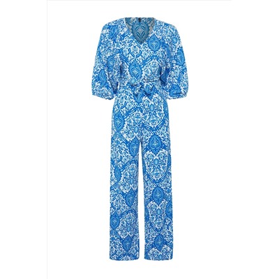 Blue Printed V-образный воздушный шар.