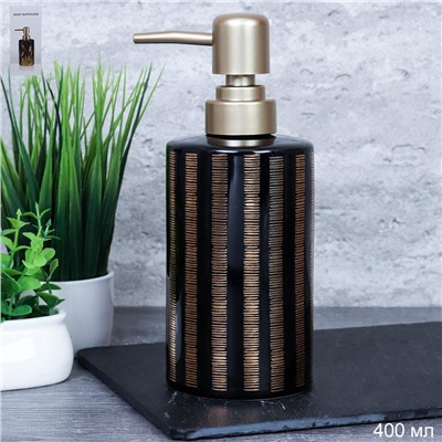 Дозатор для жидкого мыла 400 мл / C005-1 Black /уп 60/