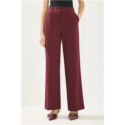 Burgundy Wide Leg/Wide PaCa ткацкие штаны Twoaw25pl00113