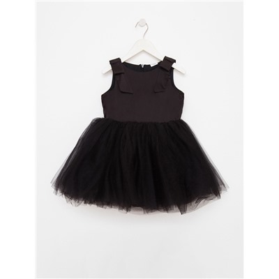 Платье нарядное детское MINAKU: PartyDress цвет чёрный, рост 128