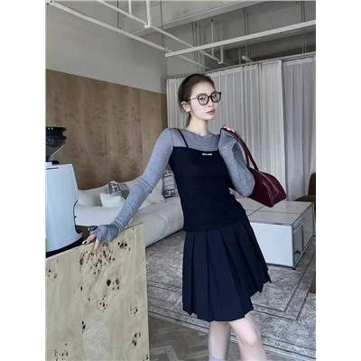 Лёгкая кофта /футболка 2 в 1 Mi*u Mi*u