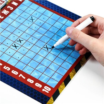 Настольная стратегическая игра «Морской бой» с фантами, 6+