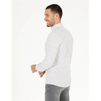 Haki Slim Fit рубашка с длинным рукавом