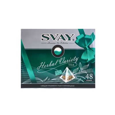 Чай ассорти SVAY blue, 48 пирамидок