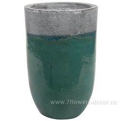 Кашпо Nobilis Marco "Green pine Vase" (керамика), D50хН75 см