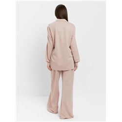 Комплект женский (рубашка, брюки, топ) KAFTAN "Base" р. 44,  пудровый