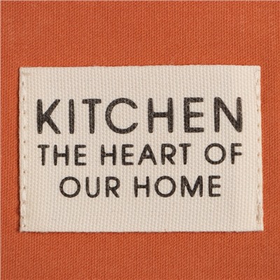 Дорожка на стол Этель Kitchen 40×150 см, оранжевый, 100% хлопок, саржа 220 г/м²