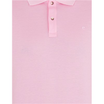 Pink Slim Fit Polo Yaka Mercerized T -For