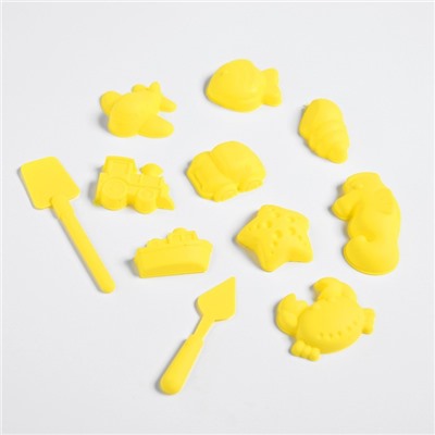 Формочки для лепки, 9 шт., 2 инструмента, МИКС