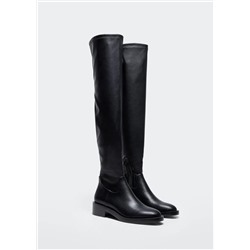 Bota caña alta -  Mujer | MANGO OUTLET España
