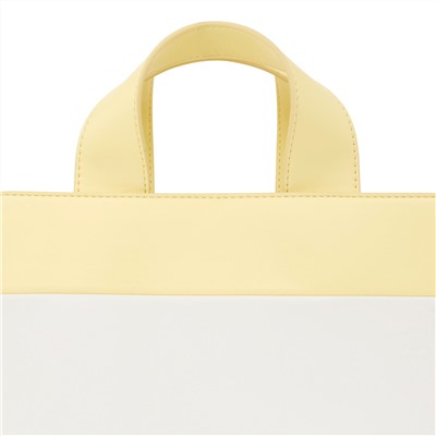 Bolso shopper Maya - beige y amarillo