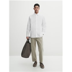 Pantalón popelín jogger fit