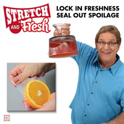 Силиконовая крышка-пленка 4шт. "Stretch and Fresh"