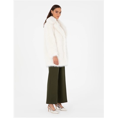 Ecru Comfort Fit Furk