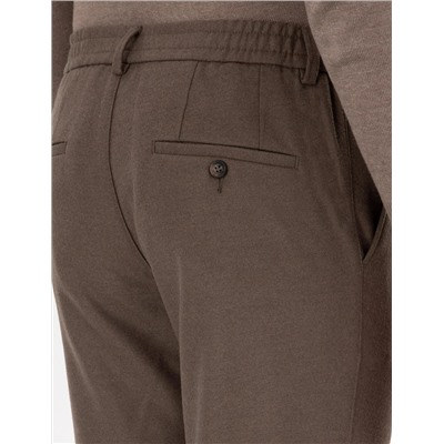 Браун Ex. Тканевые штаны Slim Fit