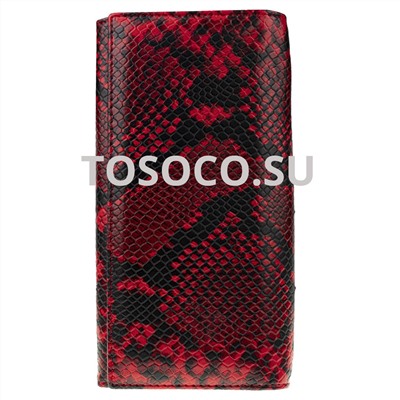 d-1001-2 red  кошелек натуральная кожа и экокожа 9х19х2
