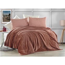 Плед KARVEN Super Soft VIGAN 200*220 п/э евро Р 942 сухая роза (Акция).