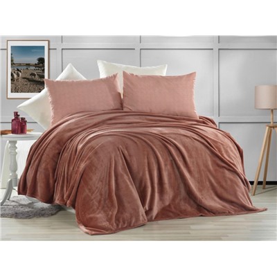 Плед KARVEN Super Soft VIGAN 160*220 п/э 1.5 спальный Р 941сухая роза (Акция)