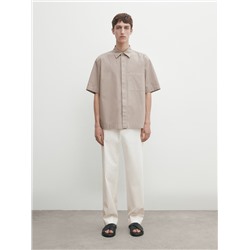 Camisa popelín manga corta