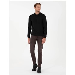 Brown Slim Fit Jean Pants