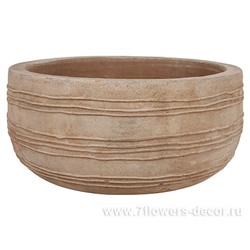 Чаша терракота Nobilis Marco "Anterra Round", D40хH19 см