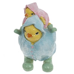 Фигурка декоративная "Курица с цыплёнком", L10,5 W8,5 H14 см
