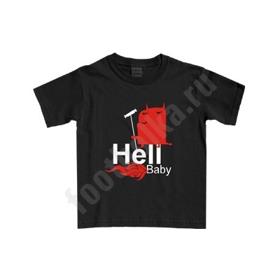 Футболка halloween "HELL baby"