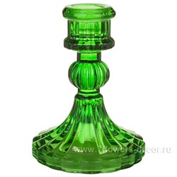 Подсвечник на одну свечу (стекло), D3,5xH10 см