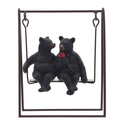 Фигурка декоративная "Медведи", L14 W6,5 H18 см