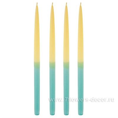 Набор свечей конических (парафин), 28 см, (4 шт)