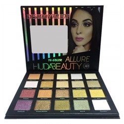Тени HudaBeauty Allure Eyeshadow Palette 3D 20 color (1 цвет слегка поврежден)