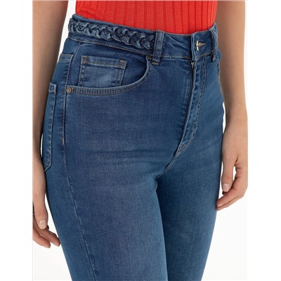 Темный индиго Flare Fit Jean Pants