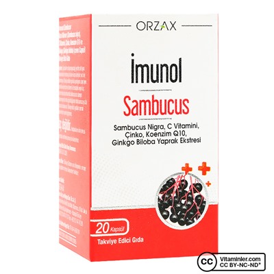 Orzax Imunol Sambucus Nigra 20 капсул