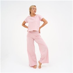 Пижама женская (футболка и брюки) KAFTAN "Basic" размер 48-50, цвет розовый